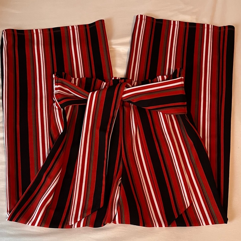 Striped Wide Leg Pants